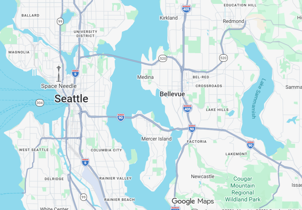 シアトルへ駐在・ベルビュー、カークランドどこに住むのがいい？